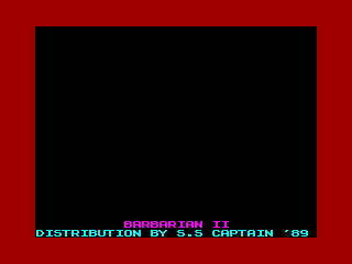 Barbarian II: The Dungeon of Drax — ZX SPECTRUM GAME ИГРА
