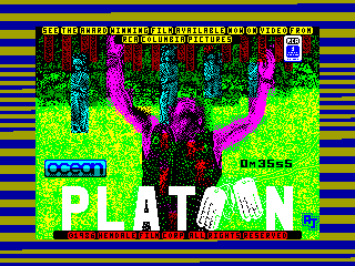 PLATOON — ZX SPECTRUM GAME ИГРА