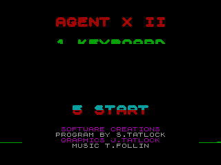 Agent X II — ZX SPECTRUM GAME ИГРА