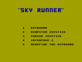 Sky Runner — ZX SPECTRUM GAME ИГРА