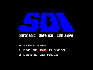 S.D.I. — ZX SPECTRUM GAME ИГРА