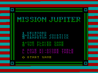Mission Jupiter — ZX SPECTRUM GAME ИГРА