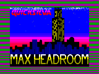 Max Headroom — ZX SPECTRUM GAME ИГРА