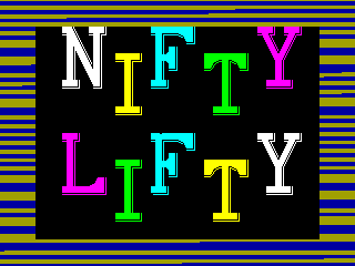 Nifty Lifty — ZX SPECTRUM GAME ИГРА
