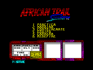 African Trail Simulator — ZX SPECTRUM GAME ИГРА