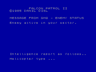Falcon Patrol 2 — ZX SPECTRUM GAME ИГРА