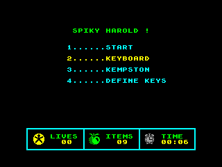 Spiky Harold — ZX SPECTRUM GAME ИГРА