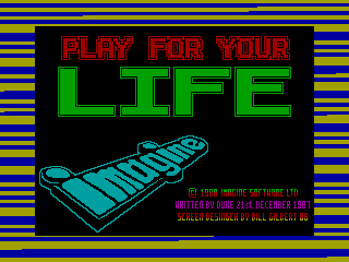 Play for Your Life — ZX SPECTRUM GAME ИГРА