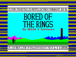 Bored of the Rings — ZX SPECTRUM GAME ИГРА