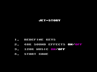Jet-Story — ZX SPECTRUM GAME ИГРА