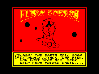 Flash Gordon — ZX SPECTRUM GAME ИГРА
