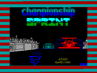 Championship Sprint — ZX SPECTRUM GAME ИГРА