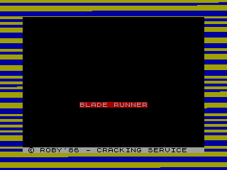 Blade Runner — ZX SPECTRUM GAME ИГРА