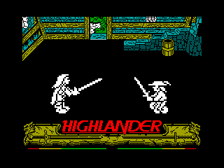 Highlander — ZX SPECTRUM GAME ИГРА