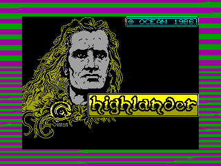 Highlander — ZX SPECTRUM GAME ИГРА