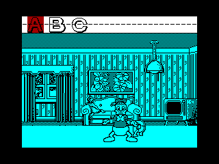 Donald's Alphabet Chase — ZX SPECTRUM GAME ИГРА