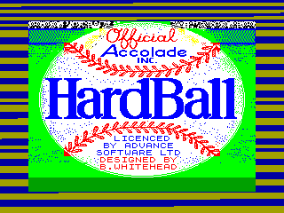HardBall! — ZX SPECTRUM GAME ИГРА