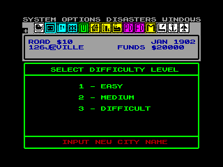 Sim City — ZX SPECTRUM GAME ИГРА