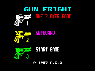 Gunfright — ZX SPECTRUM GAME ИГРА