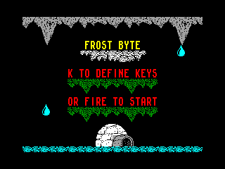 Frost Byte — ZX SPECTRUM GAME ИГРА
