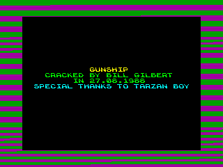 Gunship — ZX SPECTRUM GAME ИГРА