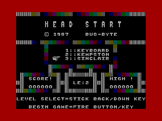 Headstart — ZX SPECTRUM GAME ИГРА