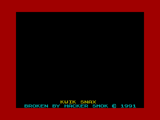 Kwik Snax — ZX SPECTRUM GAME ИГРА