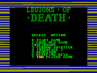 Legions of Death — ZX SPECTRUM GAME ИГРА