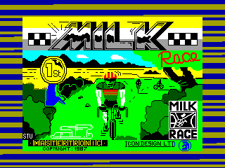 Milk Race — ZX SPECTRUM GAME ИГРА