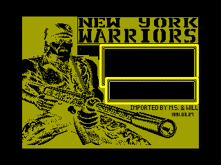 New York Warriors — ZX SPECTRUM GAME ИГРА