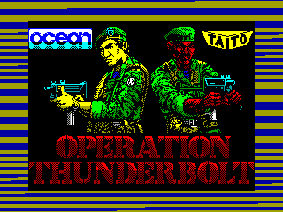 Operation Thunderbolt — ZX SPECTRUM GAME ИГРА