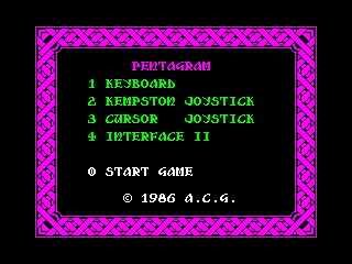 Pentagram — ZX SPECTRUM GAME ИГРА