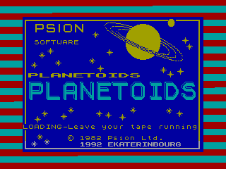 Planetoids — ZX SPECTRUM GAME ИГРА