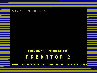 Predator 2 — ZX SPECTRUM GAME ИГРА