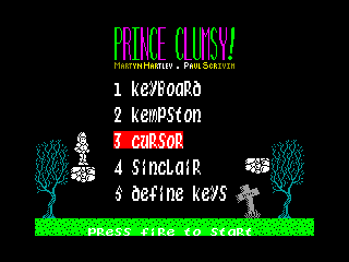 Prince Clumsy — ZX SPECTRUM GAME ИГРА