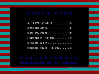 Rapid Fire — ZX SPECTRUM GAME ИГРА
