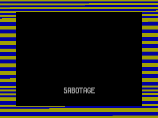 Missione Sabotage — ZX SPECTRUM GAME ИГРА