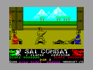 Sai Combat — ZX SPECTRUM GAME ИГРА
