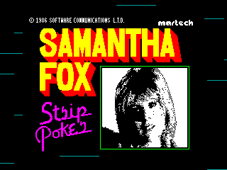 SAMANTHA FOX — ZX SPECTRUM GAME ИГРА
