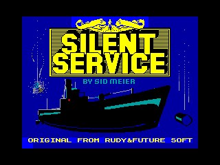 SILENT SERVICE — ZX SPECTRUM GAME ИГРА