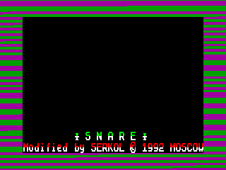SNARE 1 — ZX SPECTRUM GAME ИГРА
