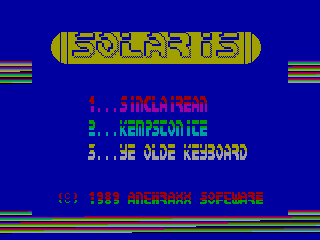 SOLARIS — ZX SPECTRUM GAME ИГРА