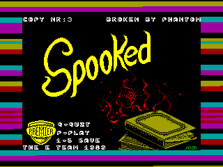 Spooked — ZX SPECTRUM GAME ИГРА