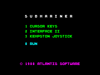 Submariner — ZX SPECTRUM GAME ИГРА