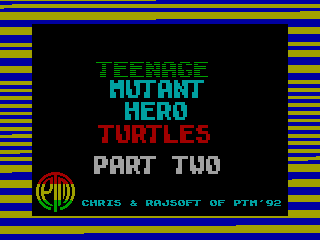 TEENAGE MUTANT HERO TURTLES 2 — ZX SPECTRUM GAME ИГРА