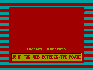 Hunt for Red October, The - Based on the Movie — ZX SPECTRUM GAME ИГРА