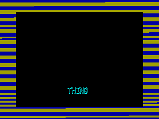 Thing! — ZX SPECTRUM GAME ИГРА