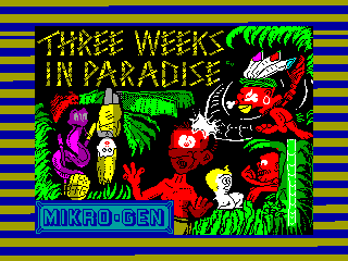 THREE WEEKS IN PARADISE — ZX SPECTRUM GAME ИГРА