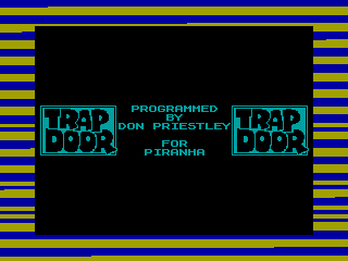 Through the Trap Door — ZX SPECTRUM GAME ИГРА