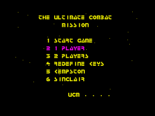 Ultimate Combat Mission — ZX SPECTRUM GAME ИГРА